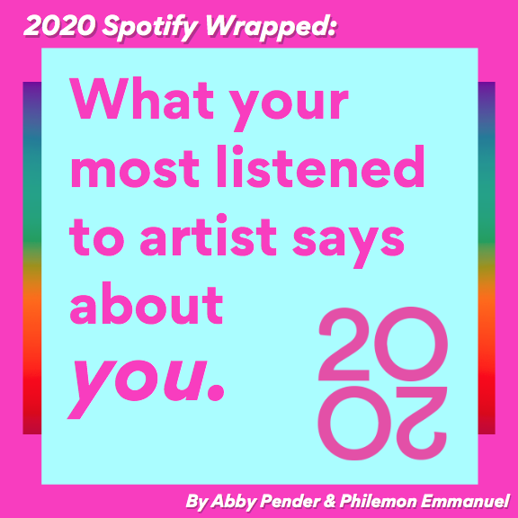 What Your Most Listened to Artist of 2020 Says About You