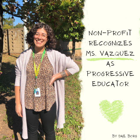 Non-Profit Recognizes Ms. Vazquez as Progressive Educator
