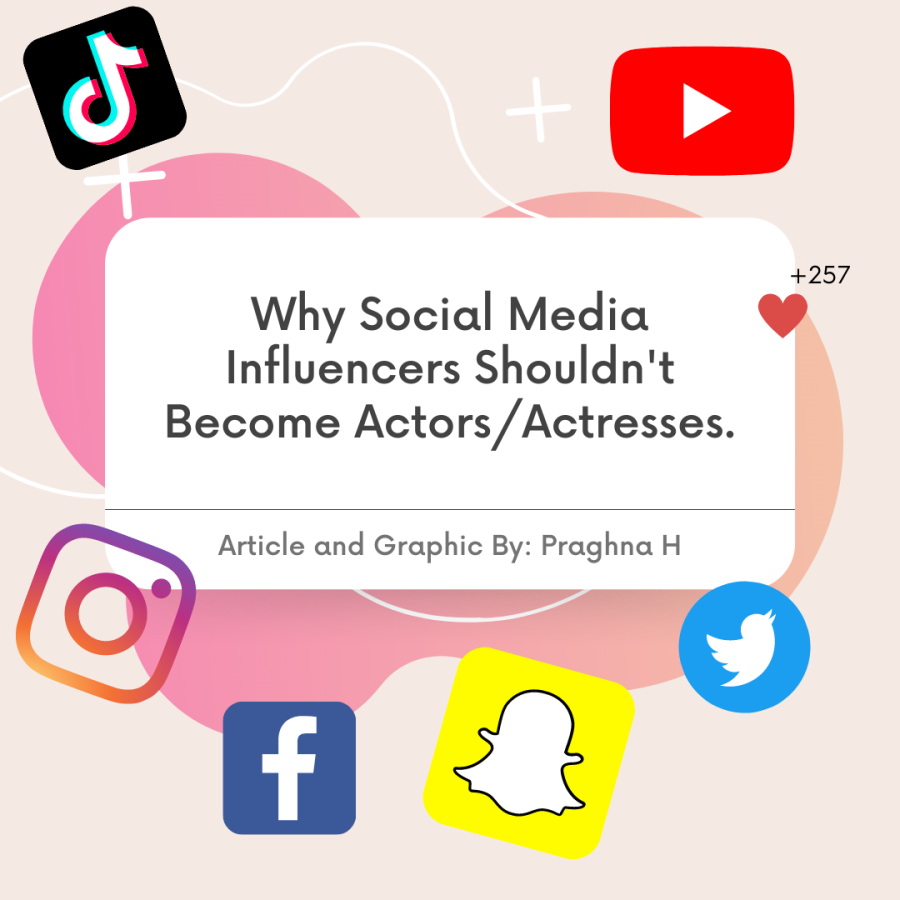 Why Social Media Influencers Shouldnt Become Actors/Actresses
