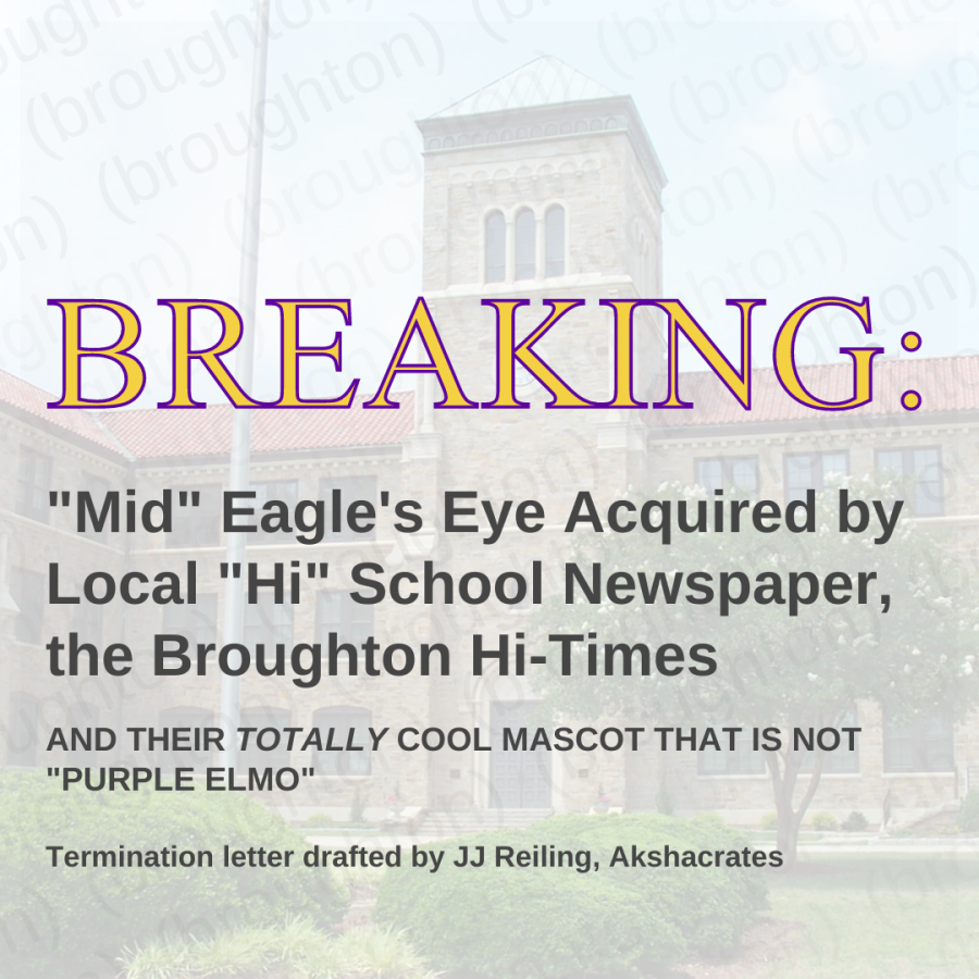 LOCAL SCHOOL PURCHASES THE EAGLES EYE!!!!
