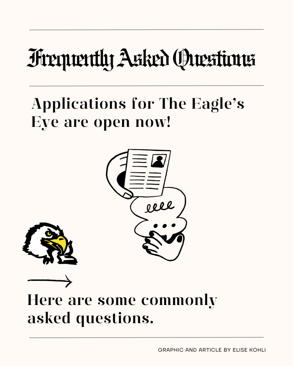 Applying to The Eagle's Eye? Here are some commonly asked questions.